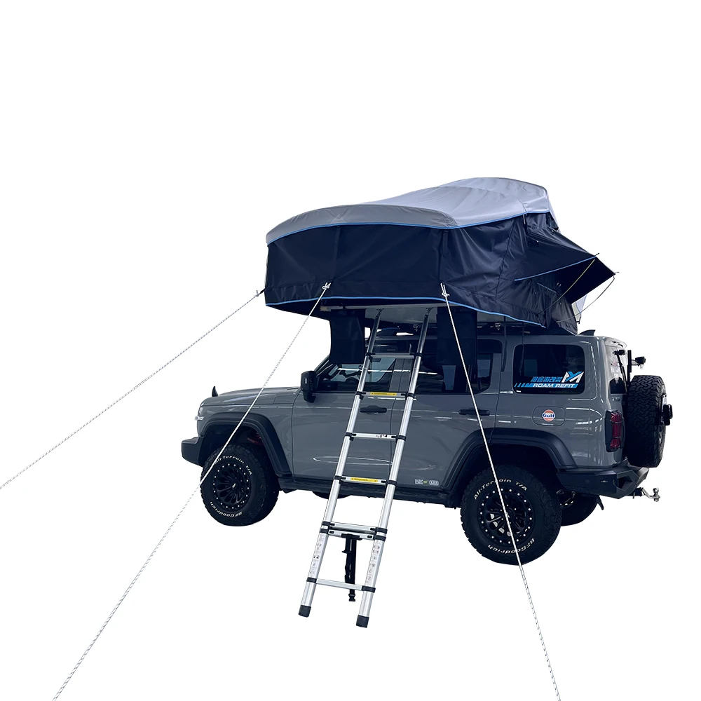 Custom Outdoor Soft Shell 4x4 Truck Camping Car Roof Top Tent With Annex