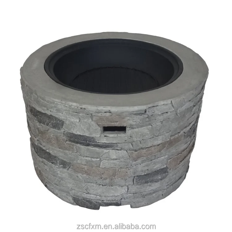 Own Mgo Fire Pit Stove Design Charcoal Burning Round Design Outdoor Wood Bbq Burning Fire Pit