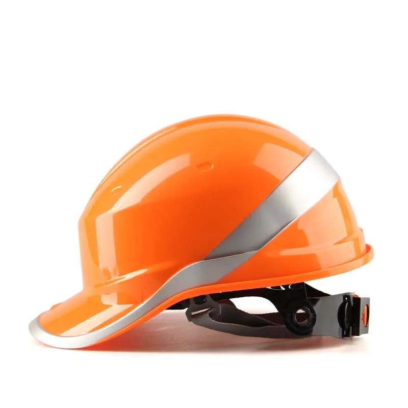 Delta Plus102018 Diamond V Abs Safety Helmet With Reflective Strip Engineering Construction Industry Safety Helmet