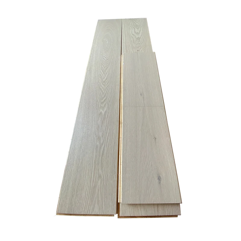 European Oka Multilayer Engineered Wood Flooring 15mm Walnut Timber Hardwood Smooth Design Modern Living Room Easy Click