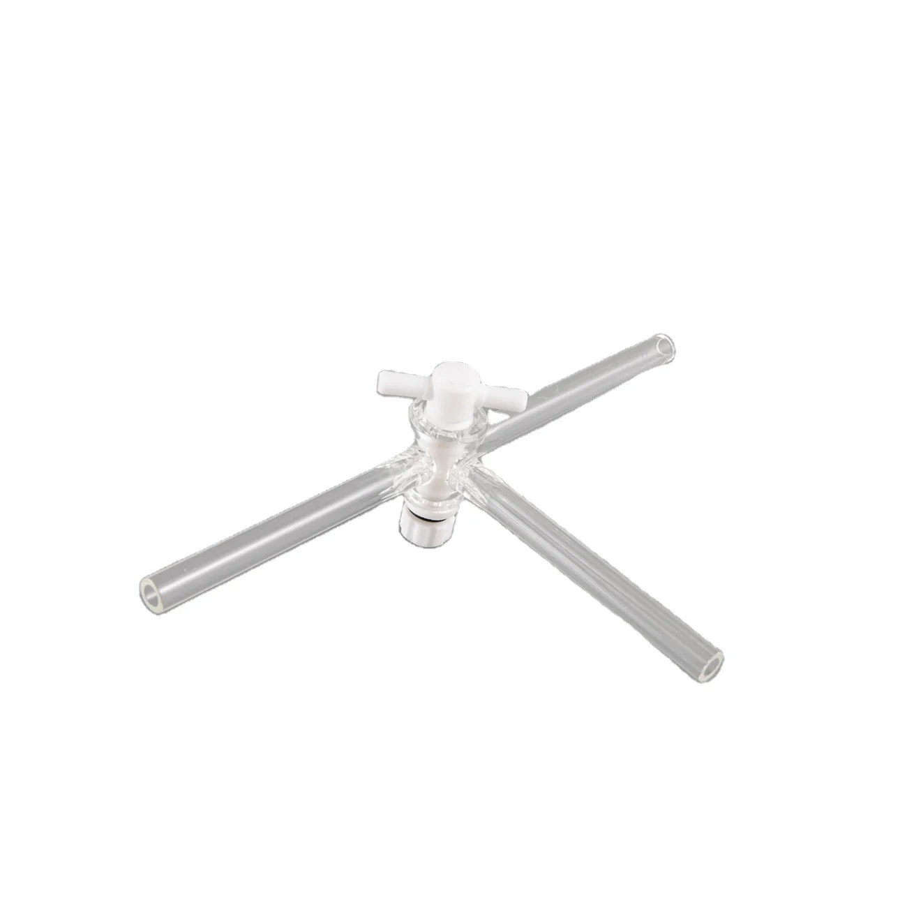 Laboratory Glassware Boro 3.3 High Vacuum Stopcock T-Shape Three Way