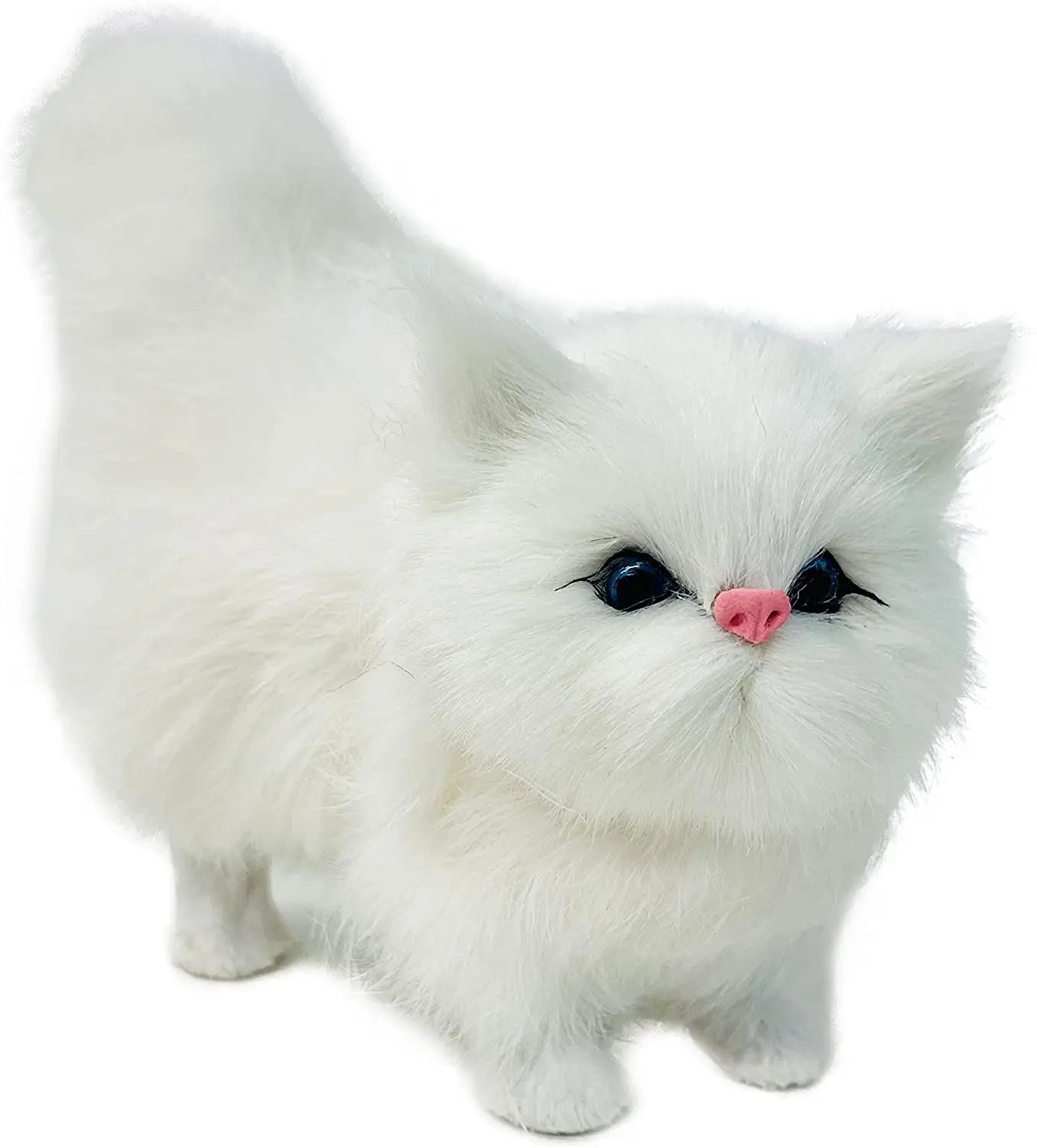 Realistic cat plush toy cute kawaii black cat stuffed animal plush toy realistic Halloween realistic