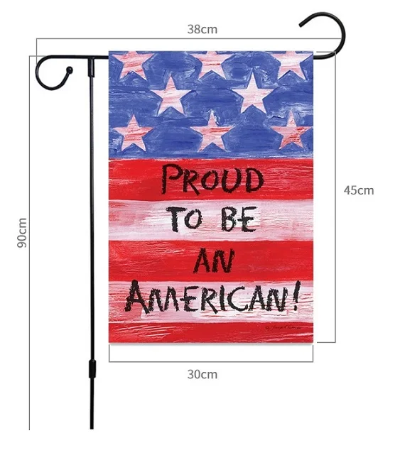 Custom double sided Summer sublimation Yard Outdoor Decor Home Decoration Accessories Garden Flags