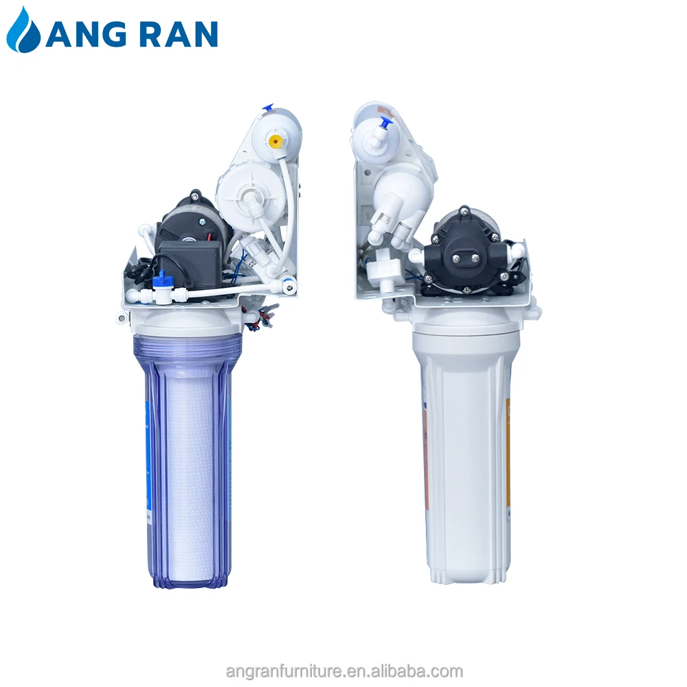 Water Purifier Filter System High Efficiency Drinking Home Manual Pump 6 Stage Reverse Osmosis Water Filter System AR 36 Months