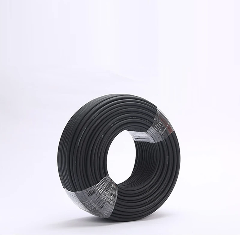 Солнечный фотогальванический кабель pv 1-f 1*4 мм2 метр солнечное оборудование соединительный провод огнестойкий и устойчивый к ультрафиолетовому излучению