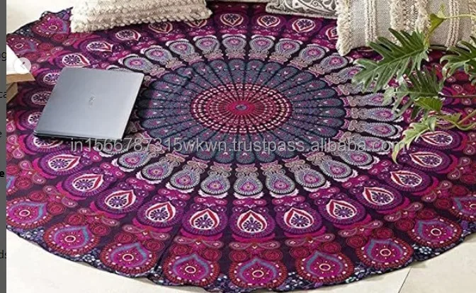 New International design Turquoise Elephant Tapestry Wall Hanging  Bohemian Mandala Tapestry Home Decor Mandla Tapestries