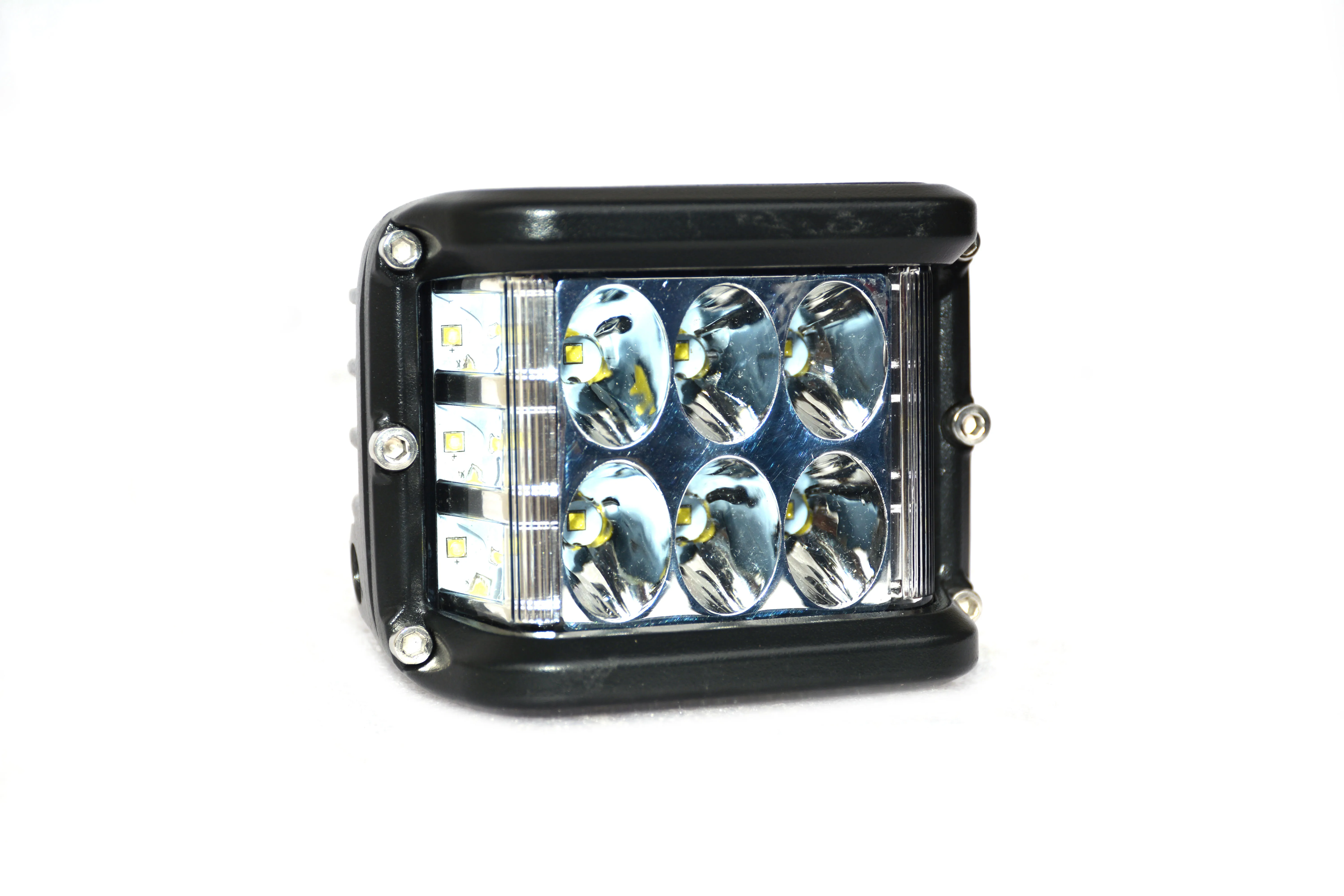 SUV 2-piece strobe LED work light, 3color side Shooter  Spotlight road driving fog light SUV ATV UTV truck tractor car boat