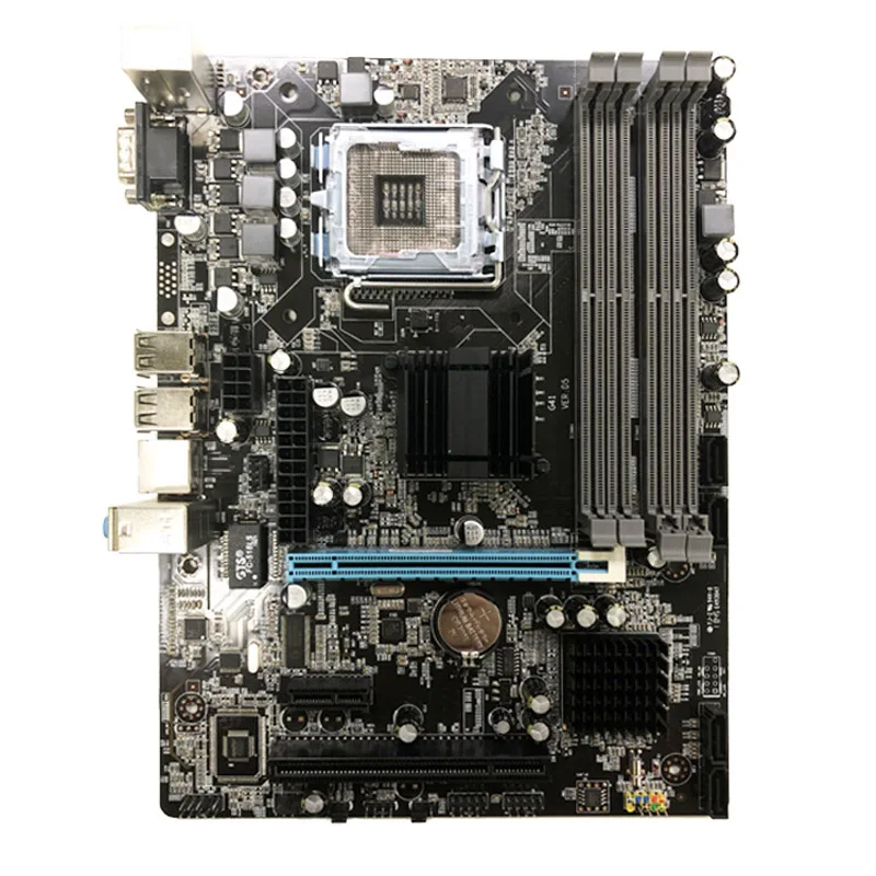 New P45 computer motherboard 771 / 775 pin mainboard DDR2 Memory supports E8500 / q600 l5420cpu