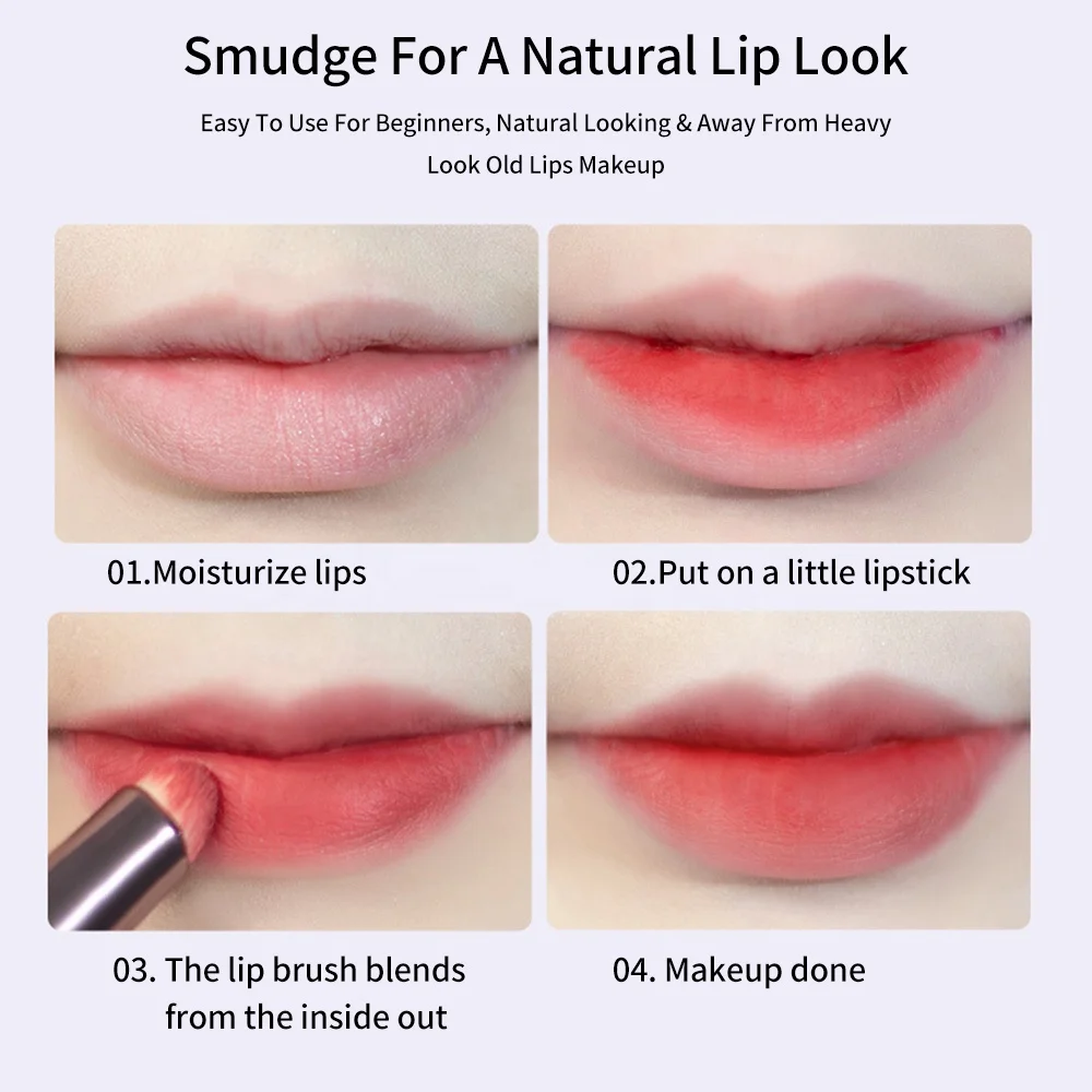 DIAS Wholesale Custom Logo Low Moq Purple High Quality Round White Soft Tool Applicator Scrubber Exfoliate Scrub Lip Brush