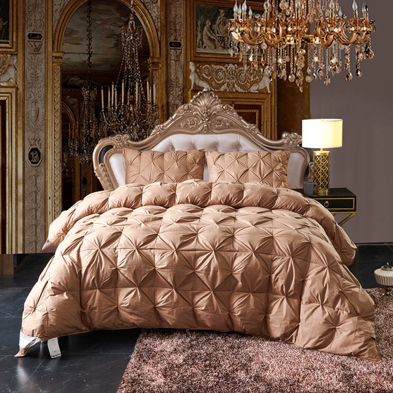 Goose down Luxury Thickened Warm Skin Friendly Comfortable Quilt for Autumn and winter fur quilt