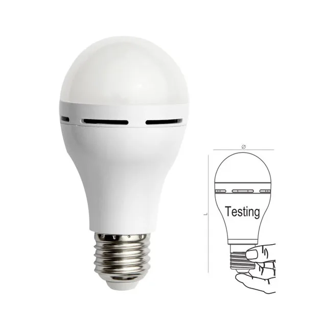 
new arrival emergency light rechargeable emergency led bulb lights 7w e27 b22 