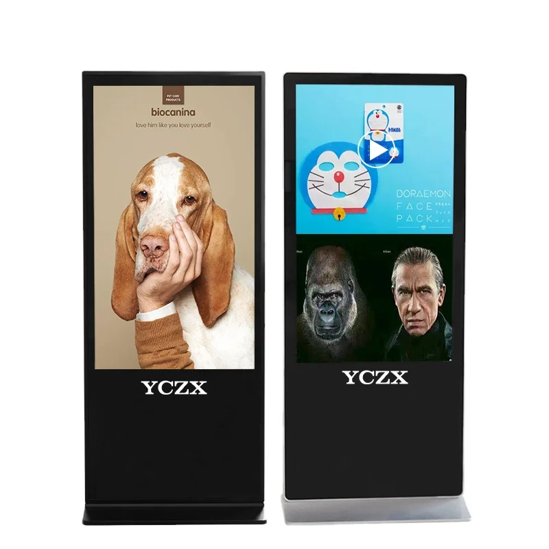 Guangzhou Factory Price 65 inch Touch Screen 65 Inch USB Portable Digital Signage Advertising Display