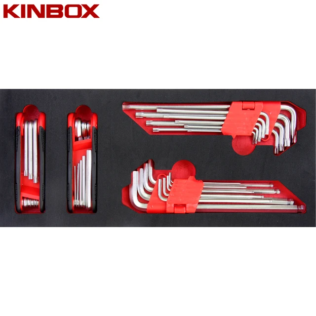 Kinbox Professional Hand Tool Set Item TF01M140 Hex&Star Key Set