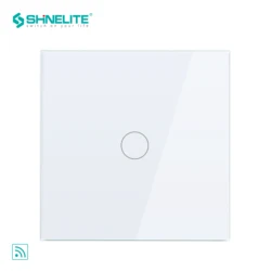 2 years guarantee EU/UK golden frame tempered glass panel touch switch with neutral wire