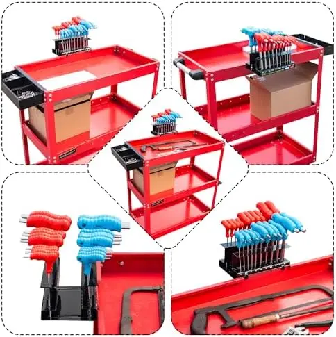 20-piece T-shaped Repair Tool Set Screwdriver Tool TPR Handle ball head Hex Key Wrench