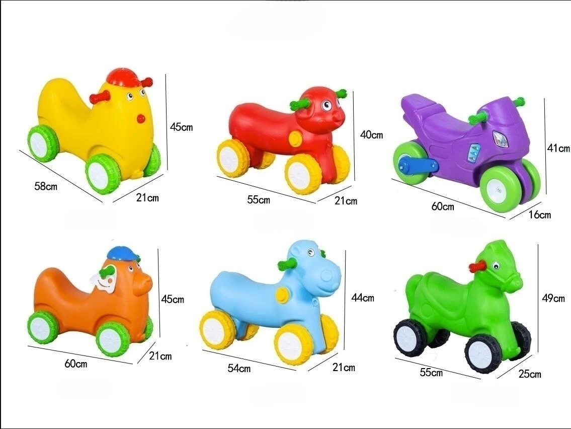 kindergarten new model Ride on Car Toys for Kids to Play colorful animal shape motorbike horse giraffe plane rabbit dear
