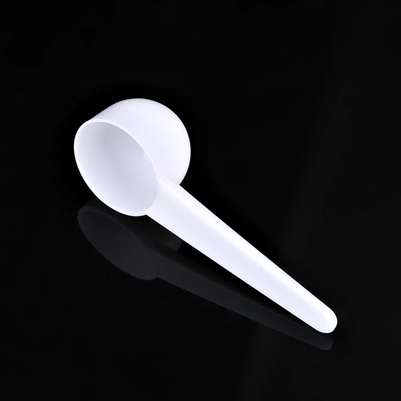 White color medicine powder measuring spoon 20ml cosmetic spoon for powder