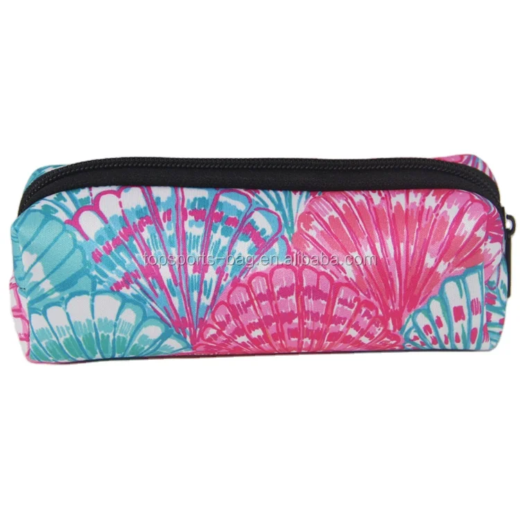 Lightweight Durable Office Zipper Pencil Pouch Bags Middle Neoprene Stationery Bag for Adult or Children