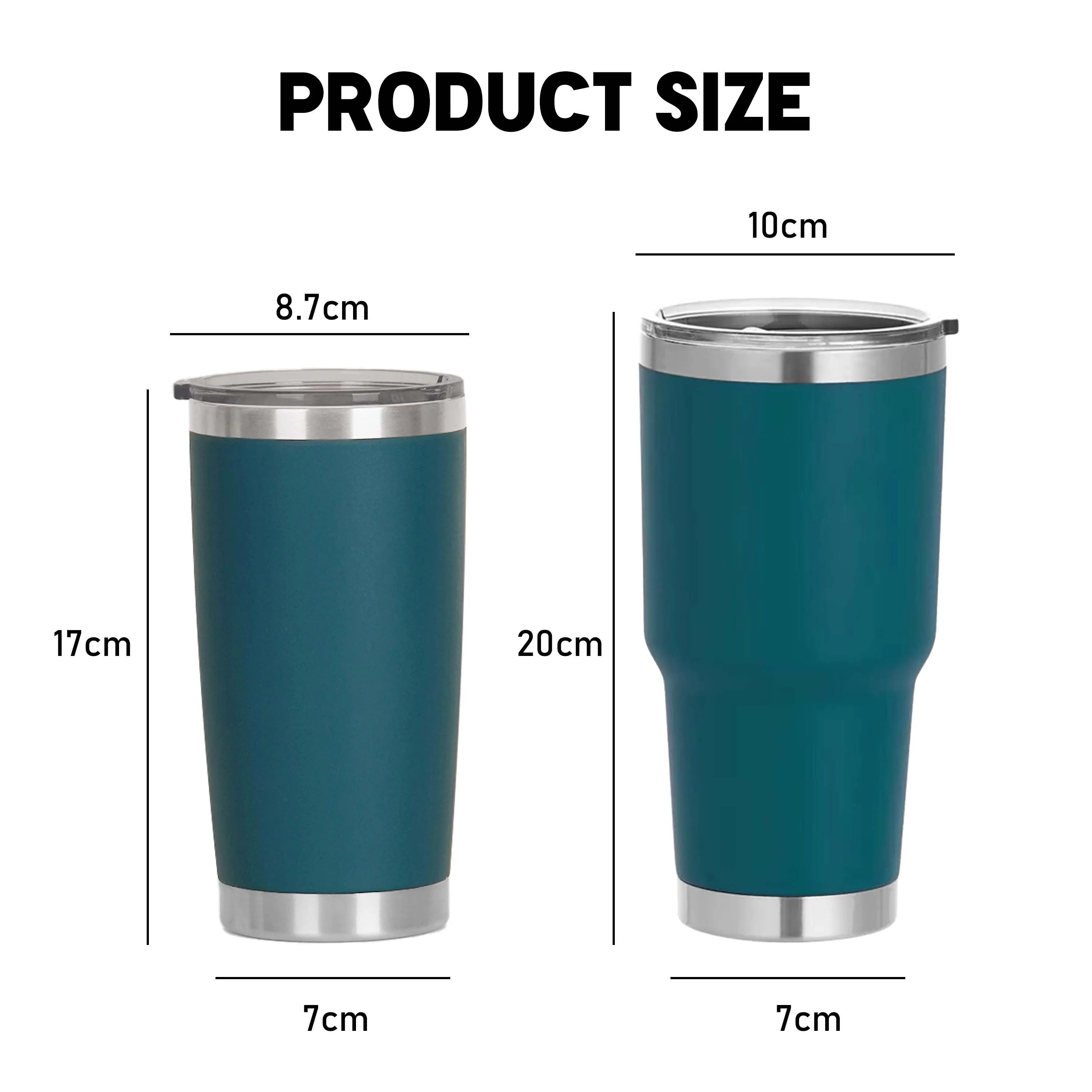 Tumblers Mugs Wholesale Printed Stainless Steel Travel Coffee Mug With Straw Custom 20Oz 30Oz Coffee Tumbler Stainless Steel