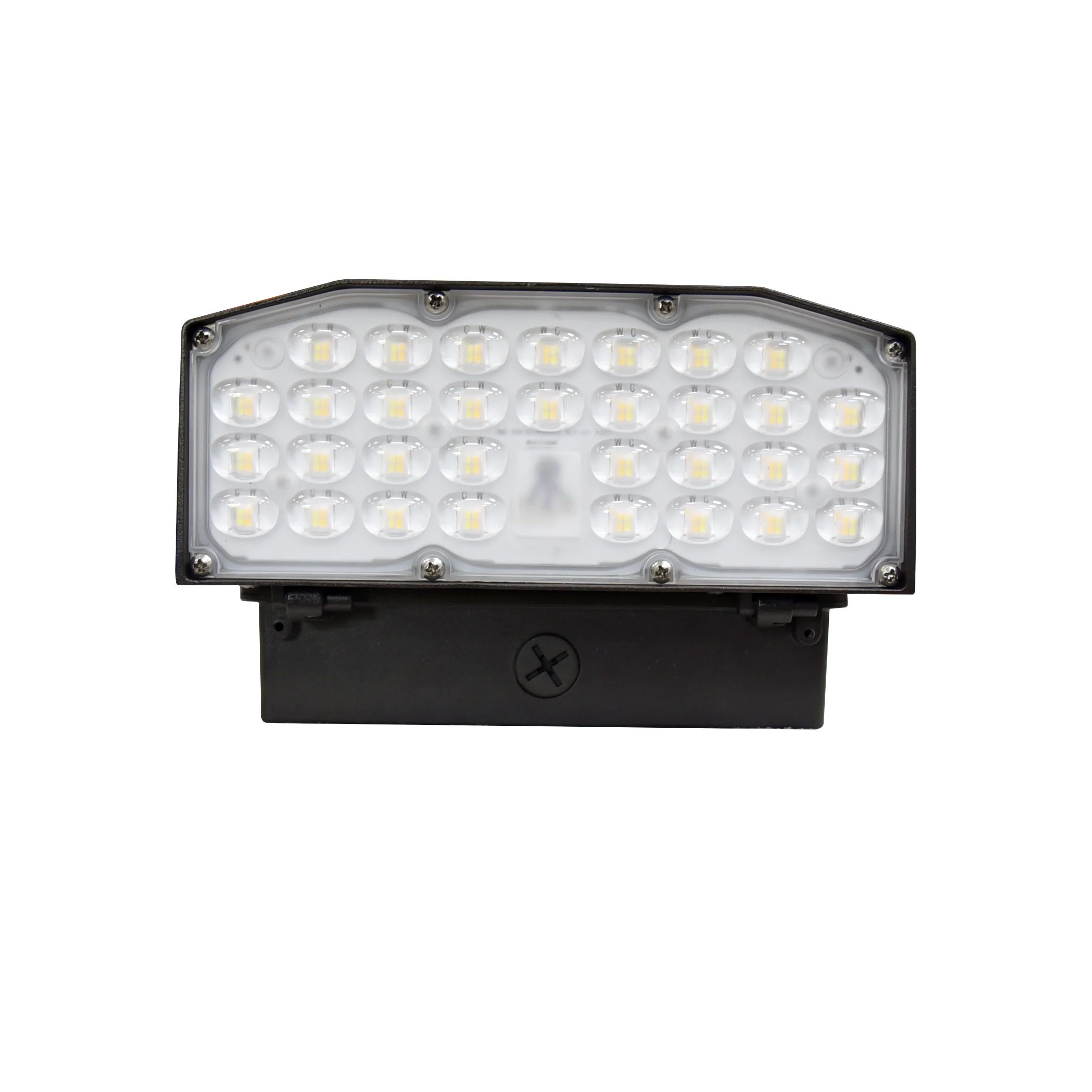 Color/power selectable wet location IP65 LED full cut off aluminum wallpack light 30w