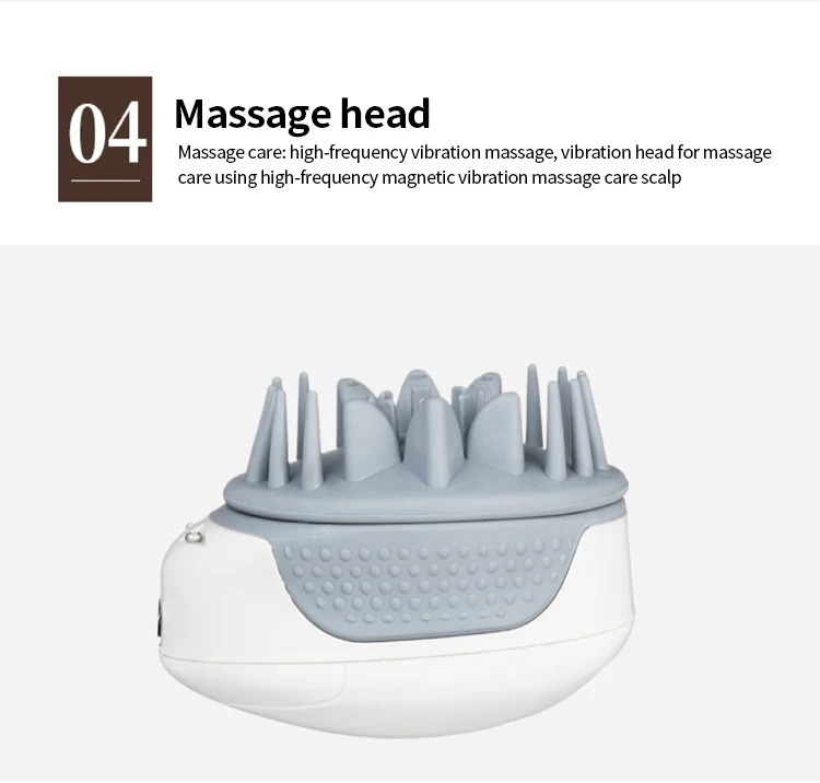 Scalp Physiotherapy Instrument Meridian Massage Micro-Current Scalp Dredge To Prevent Hair Loss Salon Device Amy Beauty