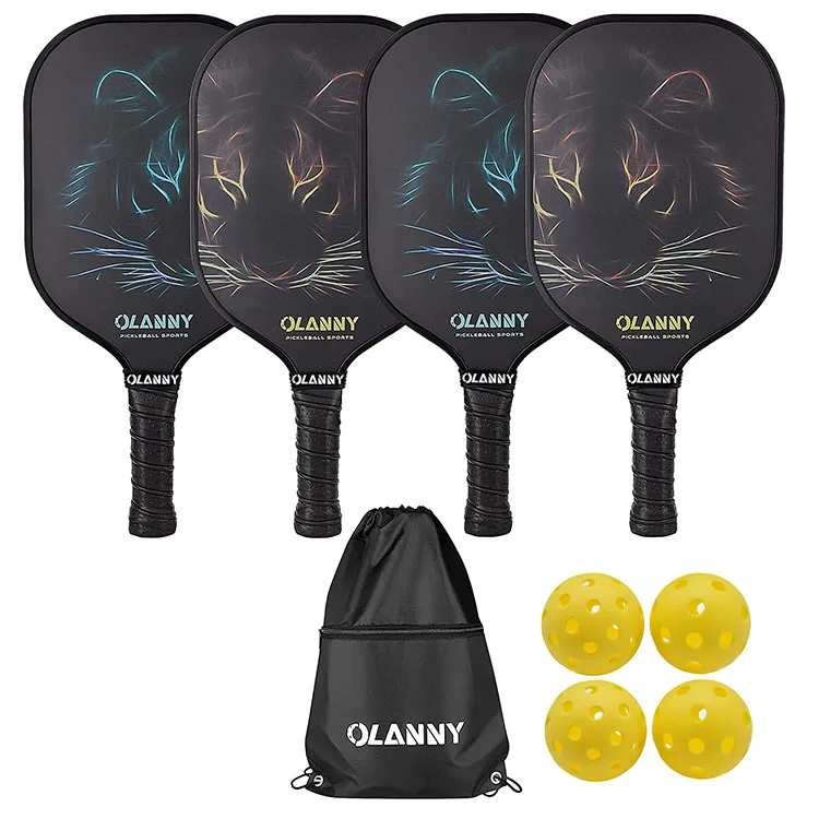 New Arrival USAPA Approved Glass Carbon Fiber Graphite Composite Custom Logo Pickleball Paddle