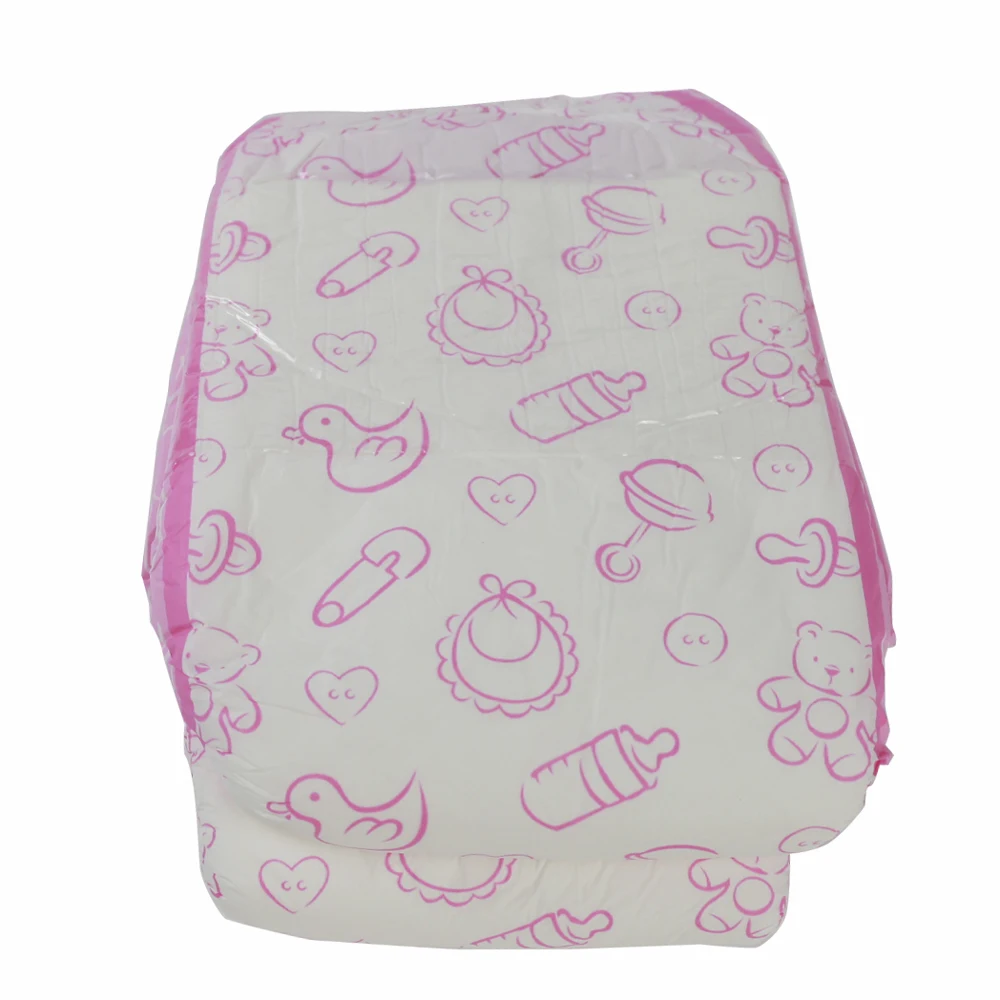 
Super Absorbent Free Sample Custom Brand Factory Price Eco-friendly Cheapest abdl Adult Diaper People Worldwide Supply 