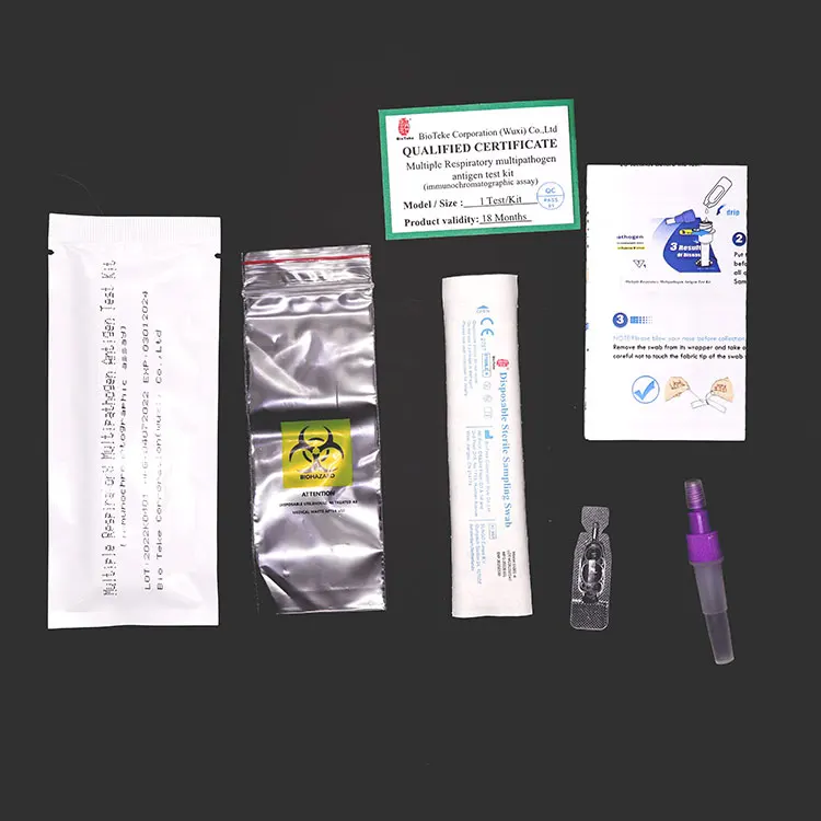 1 Step 4-1 Flu Rsv Rapid Test 4-In-1 Combo Antigen Cassette A/B And Rsv Influenza-Rapid-Diagnostic-Test