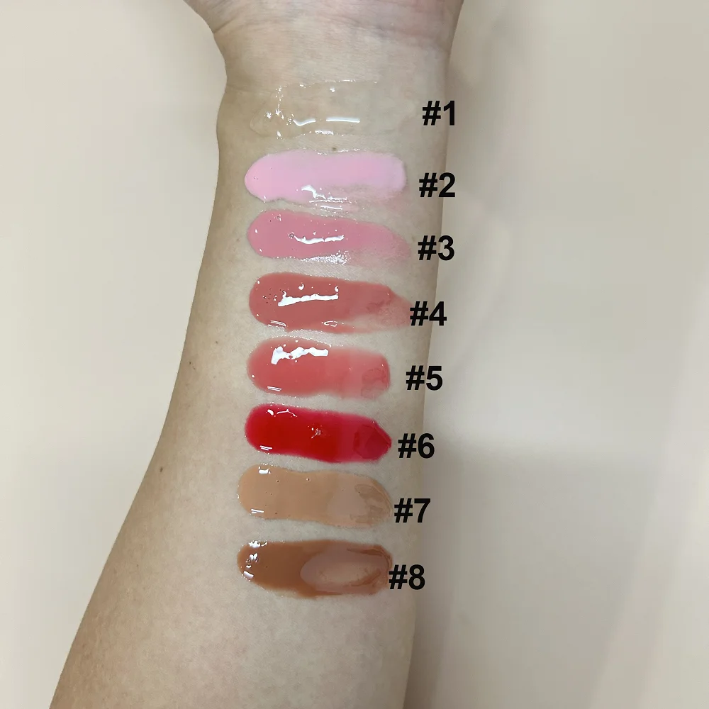 Custom luxury metal applicator 15g lipgloss packaging super shine glossy lip gloss private label