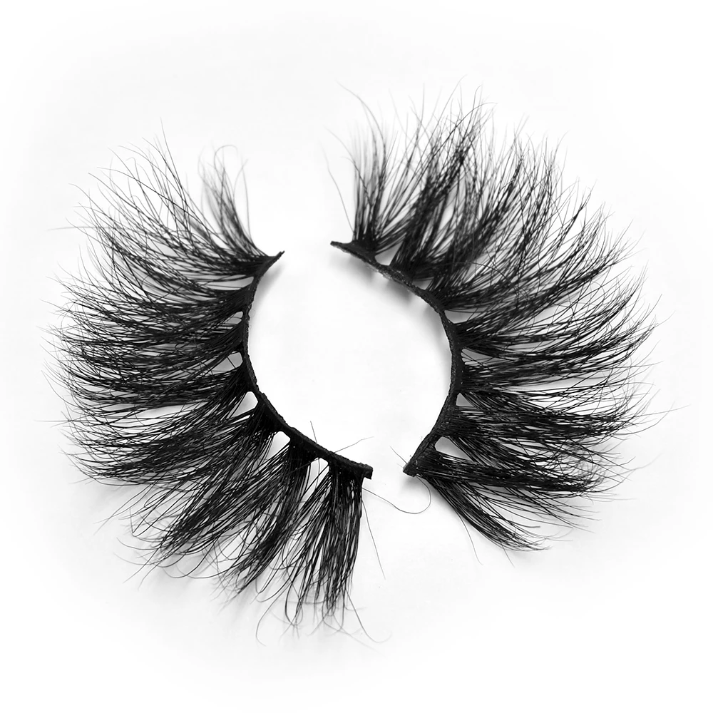 Hot Selling 3d 25mm Mink Eyelashes Private Label Eye Lashes 5d Mink Eyelashes with Private logo Packaging Box