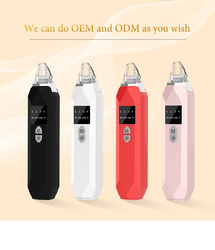 Send Inquiry to Get Free Samples pore vacuum blackhead remover Usb Rechargeable Acne Comedone Extractor Tool Machine