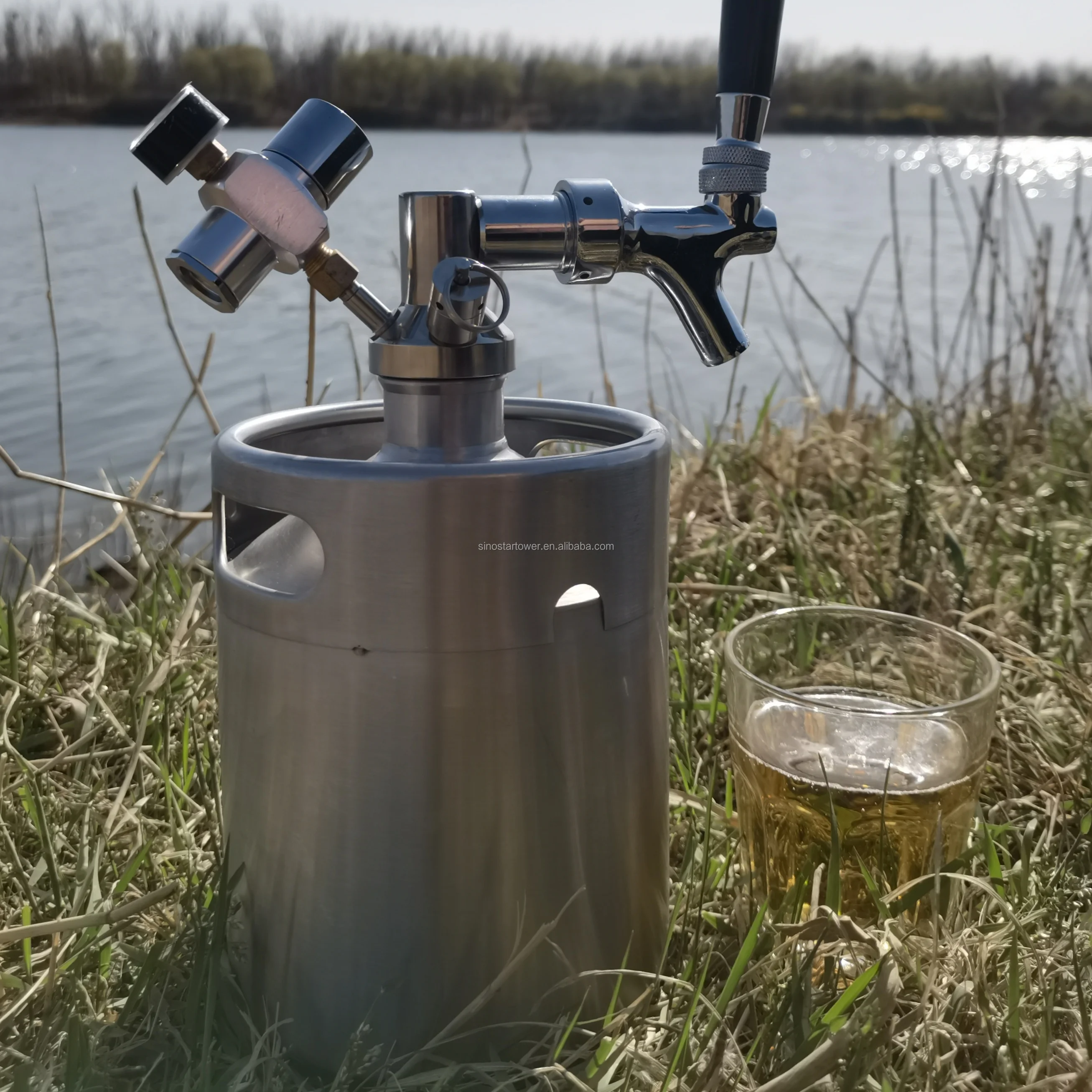 Multi Specification Stainless Steel 304 2 Liter Draft Homebrew Grower Wine Mini Empty Beer Keg