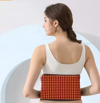 High quality Weight Loss Pain Relief Waist Slimming Infrared 635nm 860nm Red Light Therapy belt wrap