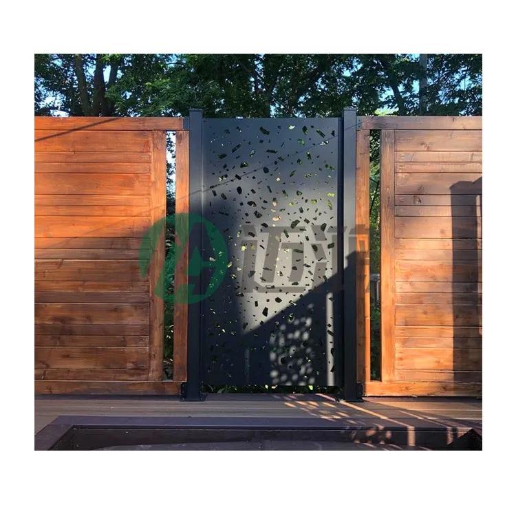 Home and Garden Metal Art Laser Cut Screen Fencing Wall and Gate Panels