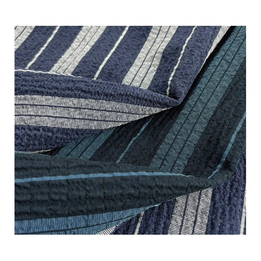 Незаменимая полоса easycare crinkled 140 г вискоза полиэстер спандекс Женская ткань для платья