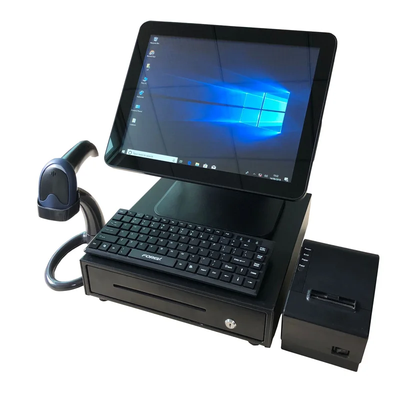 Дешевые 15 дюймов емкостный сенсорный экран кассовый pos windows tablet супермаркет кассовых аппаратов