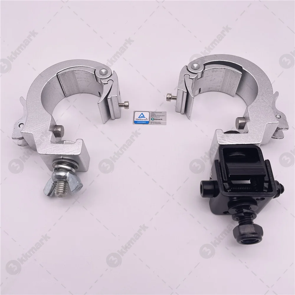 new 100kg load bearing 48-51mm diameter collapsible Quick automatic locking Double C QR portable Stage lamp clamp