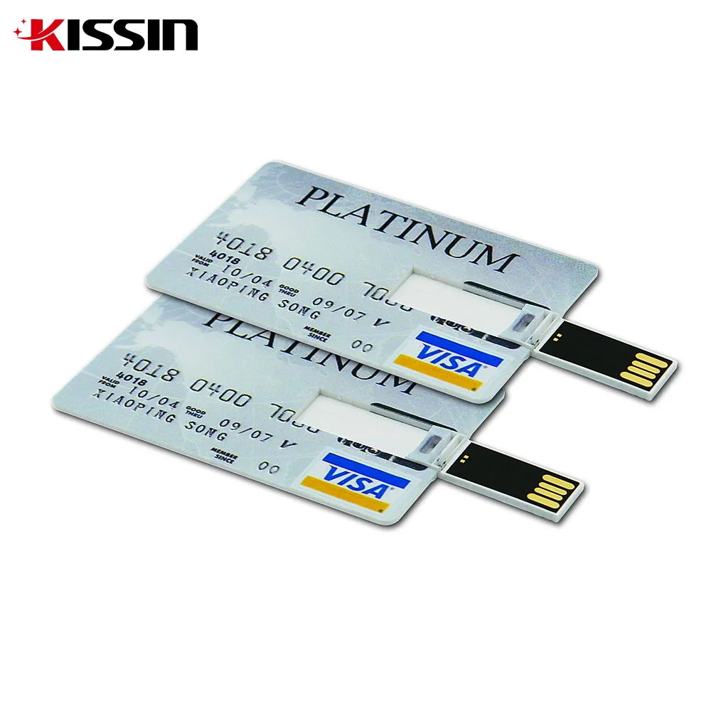 Kissin 128MB to 256GB Personalised Customised Printed USB Flash Drive Business Flash Memory Card