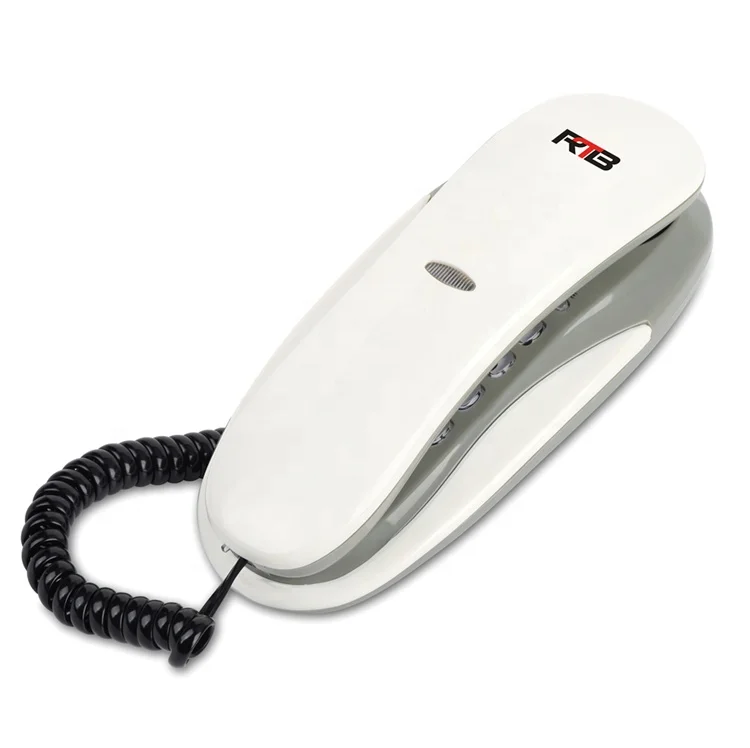 Лидер продаж, стационарный телефон черно-белого цвета с большими кнопками, настенный телефон для школы или двери