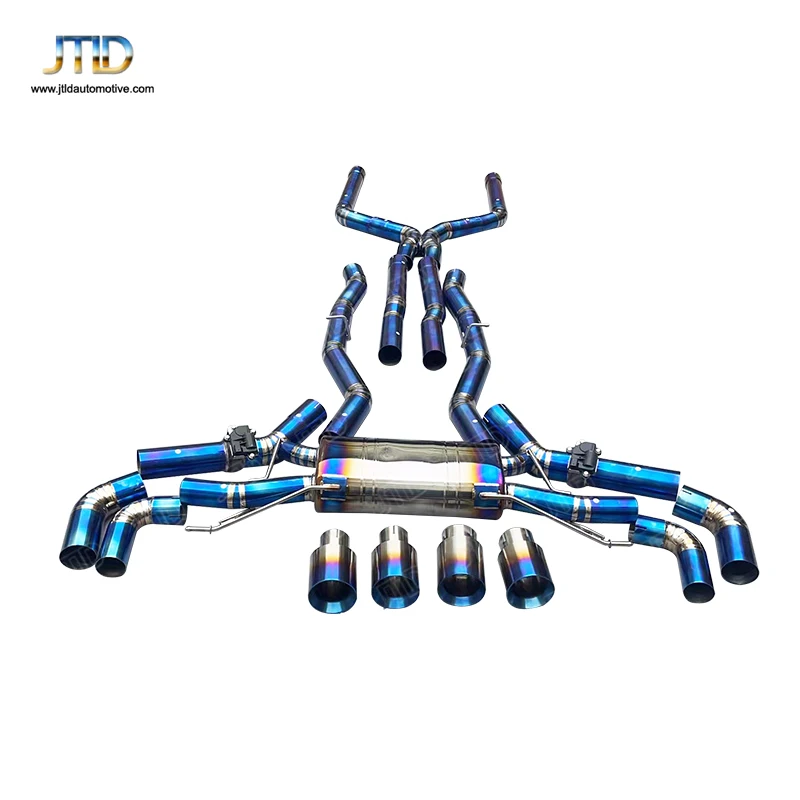 JTLD Factory High Quality Titanium Valvetronic Exhaust System Catback For BMW X6M F96 X5M F95 S63 Engine 2019+