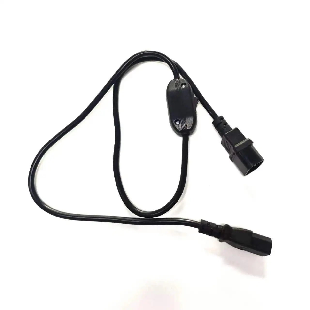 PDU UPS 100-250V IEC-320-C14 to IEC-320-C13 Power Cord with switch