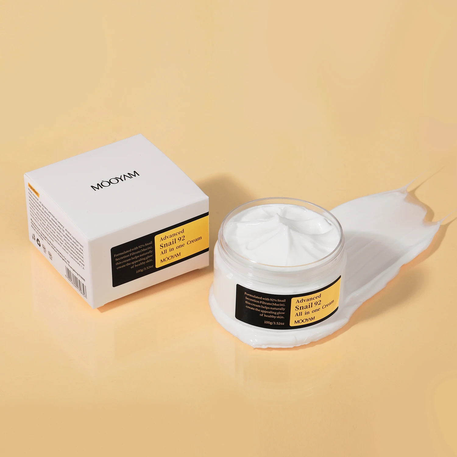 Wholesale Repairing Snail Face Cream Snail Moisturizer Whitening Anti Aging Blemishes Fine Lines Pores Shrink Snail Mucin Cream