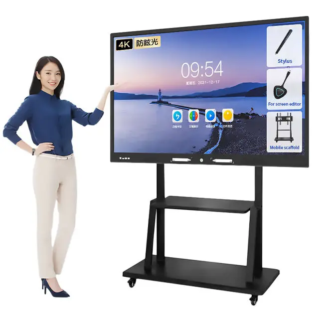 100 Inch Interactive Boards Display Screen Interactive digital signage For Teaching And Conference Smart Board
