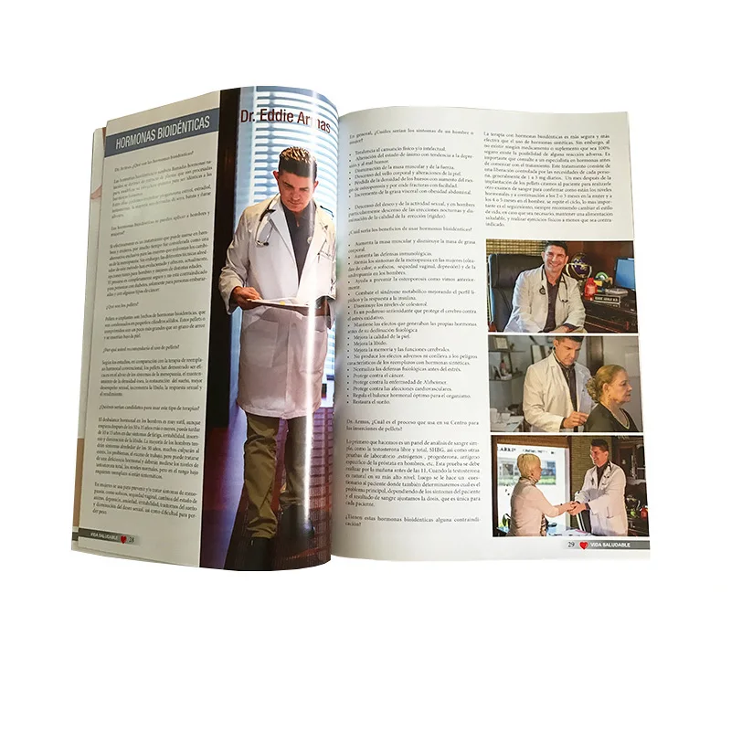 Manufacturer Print Glossy Paper a4 a5 magazine printing