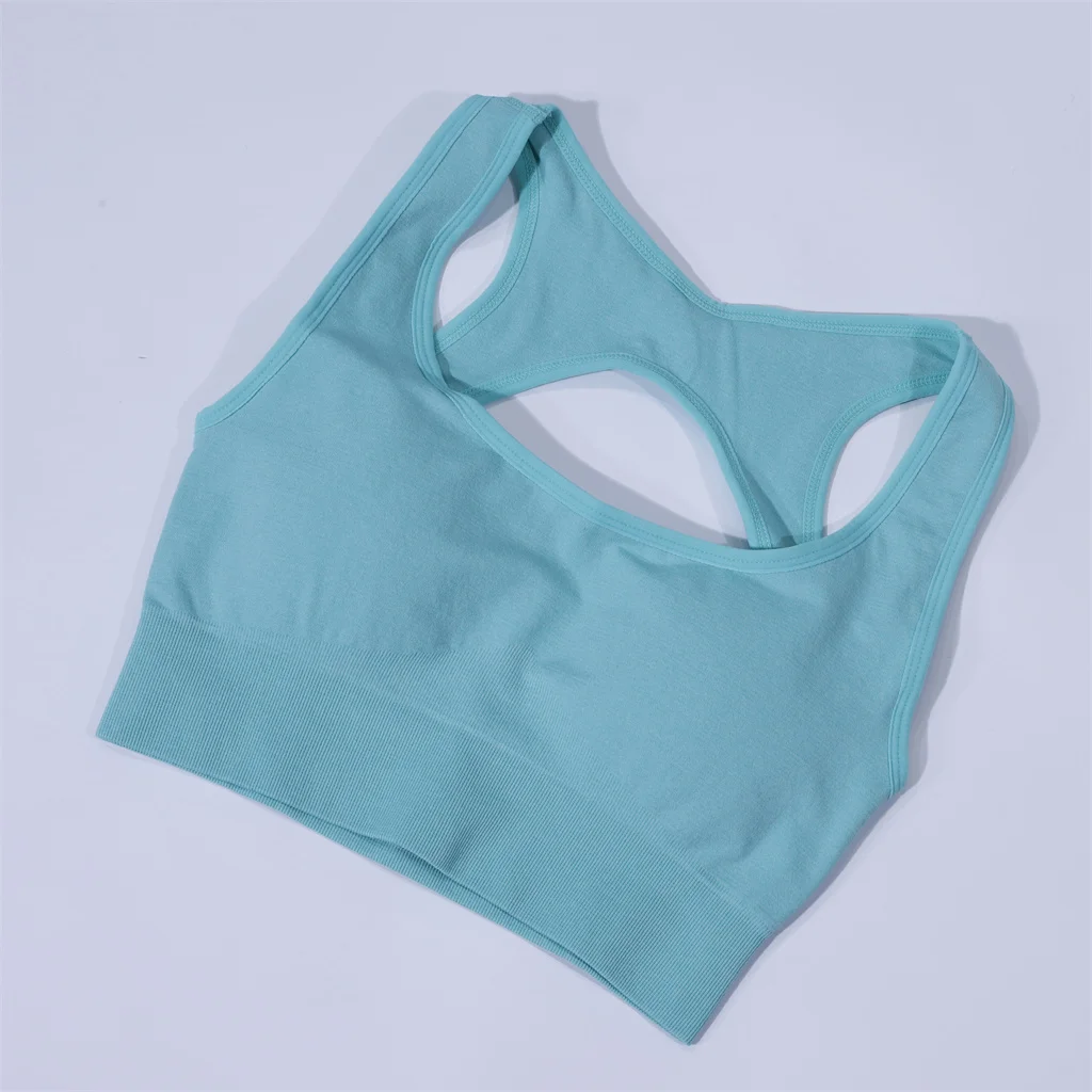 Top Quality Fabric NVGTN sports bra women running gym Fitness Sports Bras Mint Eclipse Seamless Bra