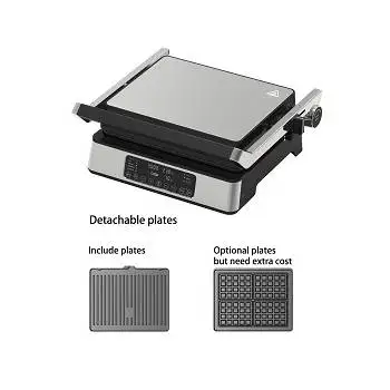 Full Grill Mode The panini grill opens flat at 180 degrees for grilling steaks burgers for any gathering or party