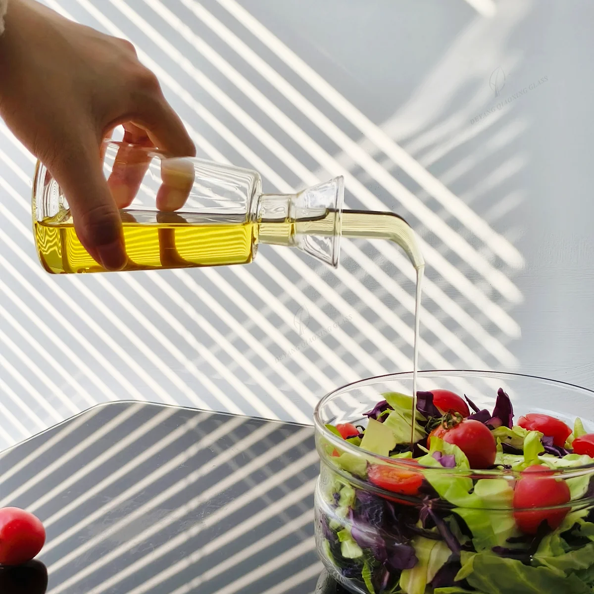 Oil Dispenser accessories borosilicate glass bottle oil and vinegar soy sauce dispenser Condiment Container kitchen