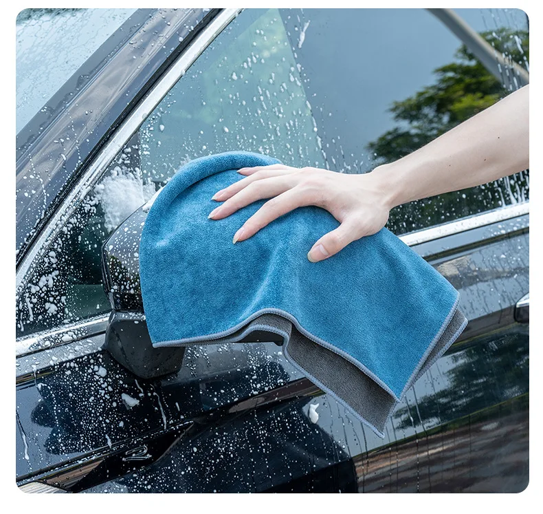Microfiber Towels for Cars Cleaning Drying Detailing 500G Multipurpose Plush Automobile Microfiber Towels
