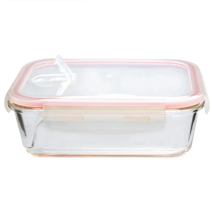 High Borosilicate Glass Baby Food Container Glass Food Storage Container With Lids