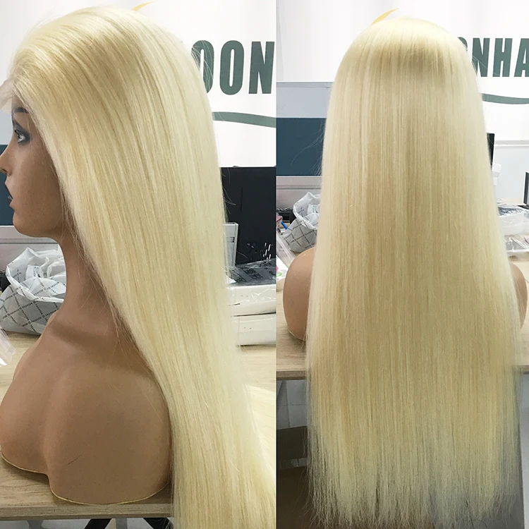  No tangle no shedding 180 density 30in wavy straight 100% unprocessed raw remy hd lace frontal wig